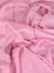 Delicate Cerise Pink Embroidered Chiffon Scarf