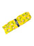 Fluttering Floral Printed Yellow Twisted Neck Spring Scarf