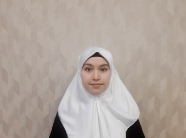 Effortlessly Chic: Styling a Square White Satin Hijab